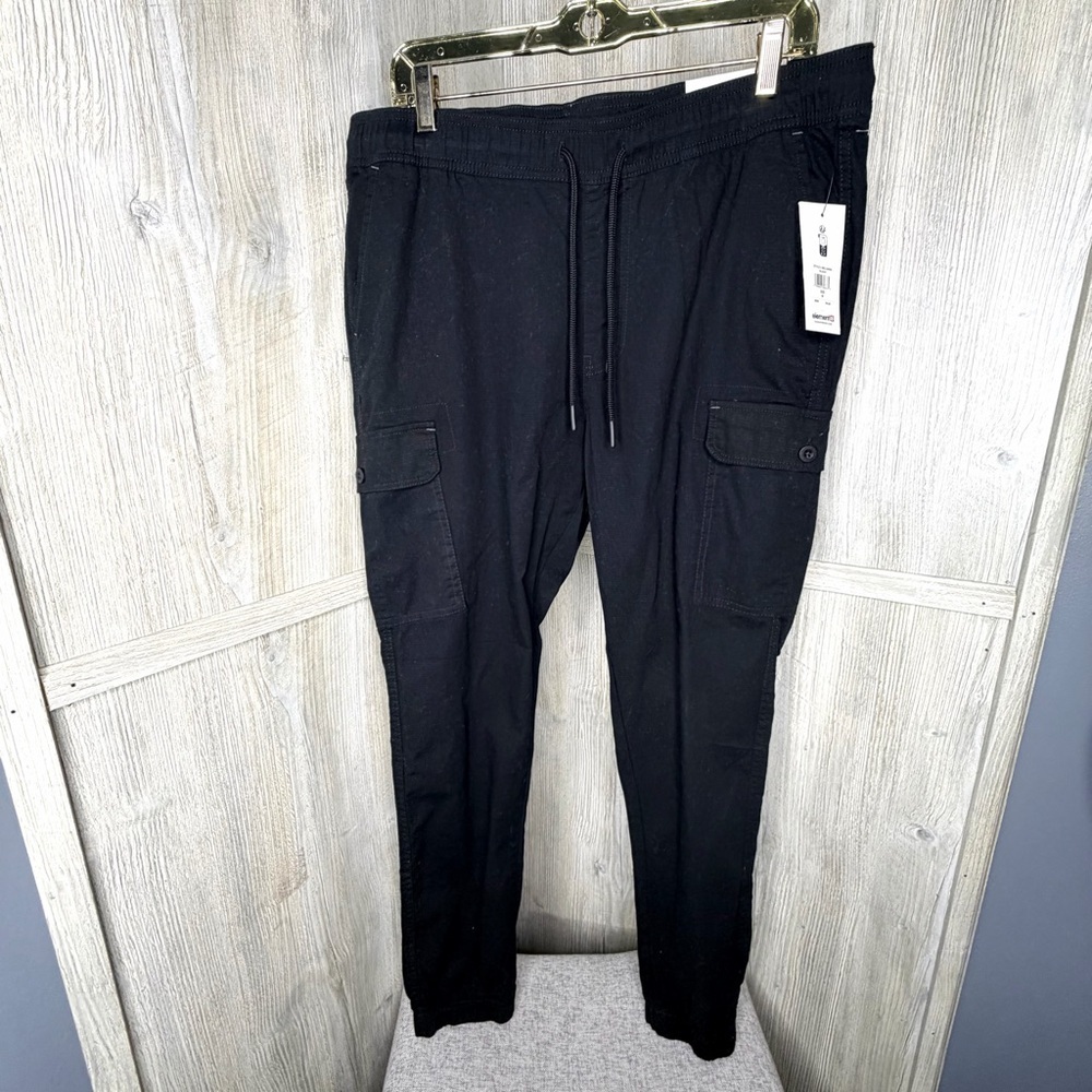 Element Black Cargo Joggers for Men